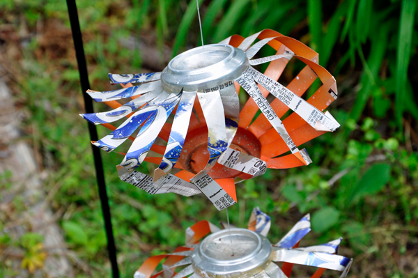 beer can wind mill